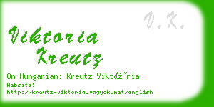 viktoria kreutz business card